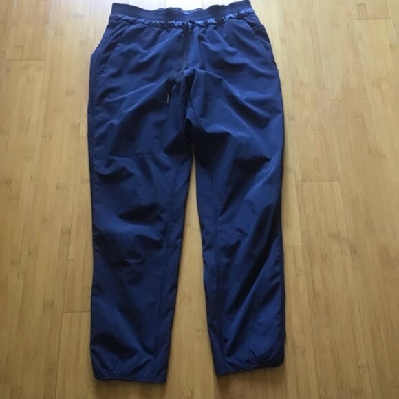 Lululemon Satin Trim Tuxedo Pant Navy Like New - Picture 2 of 14